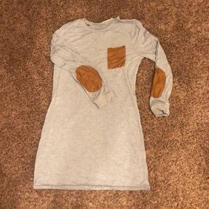 Grey Long shirt, Great with leggings!